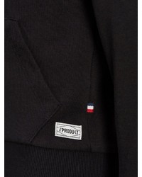 schwarzer Pullover mit einem Kapuze von Produkt