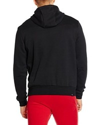 schwarzer Pullover mit einem Kapuze von Puma