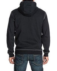 schwarzer Pullover mit einem Kapuze von Quiksilver