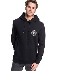 schwarzer Pullover mit einem Kapuze von Quiksilver