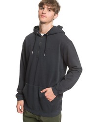 schwarzer Pullover mit einem Kapuze von Quiksilver