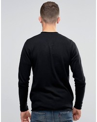 schwarzer Pullover mit einem Kapuze von Bench