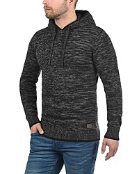 schwarzer Pullover mit einem Kapuze von Redefined Rebel