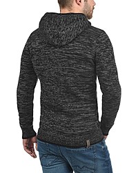 schwarzer Pullover mit einem Kapuze von Redefined Rebel