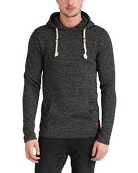 schwarzer Pullover mit einem Kapuze von Redefined Rebel