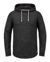 schwarzer Pullover mit einem Kapuze von Redefined Rebel