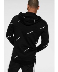 schwarzer Pullover mit einem Kapuze von Reebok