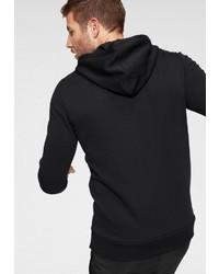 schwarzer Pullover mit einem Kapuze von Reebok