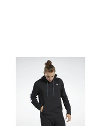 schwarzer Pullover mit einem Kapuze von Reebok