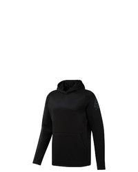 schwarzer Pullover mit einem Kapuze von Reebok