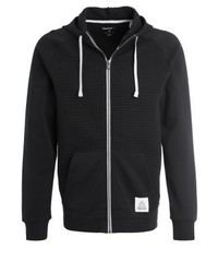 schwarzer Pullover mit einem Kapuze von Reebok