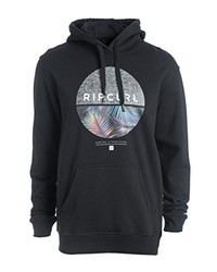 schwarzer Pullover mit einem Kapuze von Rip Curl