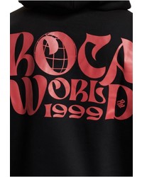schwarzer Pullover mit einem Kapuze von Rocawear
