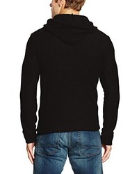 schwarzer Pullover mit einem Kapuze von s.Oliver