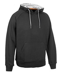 schwarzer Pullover mit einem Kapuze von Select