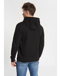 schwarzer Pullover mit einem Kapuze von SHIRTS FOR LIFE