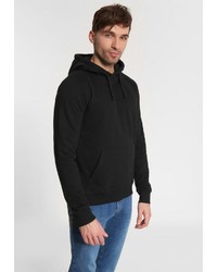 schwarzer Pullover mit einem Kapuze von SHIRTS FOR LIFE