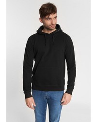 schwarzer Pullover mit einem Kapuze von SHIRTS FOR LIFE