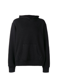 schwarzer Pullover mit einem Kapuze von Simon Miller