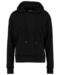 schwarzer Pullover mit einem Kapuze von Sixth June