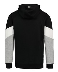 schwarzer Pullover mit einem Kapuze von Sky Rebel