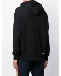 schwarzer Pullover mit einem Kapuze von Karl Lagerfeld