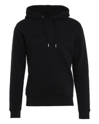 schwarzer Pullover mit einem Kapuze von Soulland