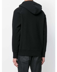 schwarzer Pullover mit einem Kapuze von rag & bone