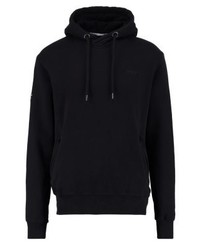 schwarzer Pullover mit einem Kapuze von Superdry