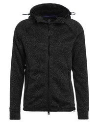 schwarzer Pullover mit einem Kapuze von Superdry