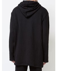schwarzer Pullover mit einem Kapuze von Private Stock