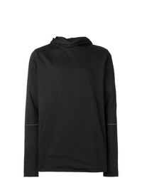 schwarzer Pullover mit einem Kapuze von Thom Krom