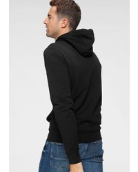 schwarzer Pullover mit einem Kapuze von Tommy Hilfiger