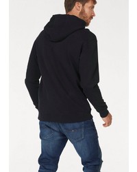 schwarzer Pullover mit einem Kapuze von Tommy Jeans