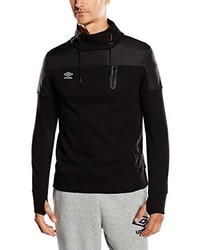 schwarzer Pullover mit einem Kapuze von Umbro