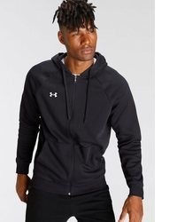 schwarzer Pullover mit einem Kapuze von Under Armour