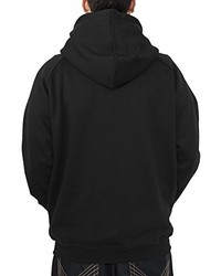 schwarzer Pullover mit einem Kapuze von Urban Classics