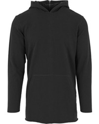 schwarzer Pullover mit einem Kapuze von Urban Classics