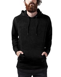 schwarzer Pullover mit einem Kapuze von Urban Classics