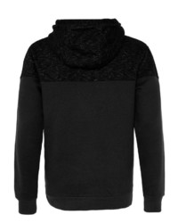 schwarzer Pullover mit einem Kapuze von Urban Surface