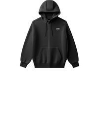 schwarzer Pullover mit einem Kapuze von Vans