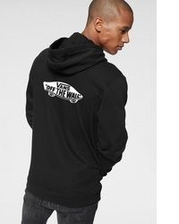schwarzer Pullover mit einem Kapuze von Vans