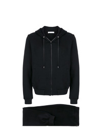 schwarzer Pullover mit einem Kapuze von Versace Collection