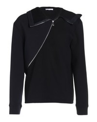 schwarzer Pullover mit einem Kapuze von Versace