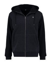 schwarzer Pullover mit einem Kapuze von Volcom