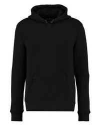 schwarzer Pullover mit einem Kapuze von We dress code.