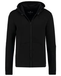 schwarzer Pullover mit einem Kapuze von We dress code.