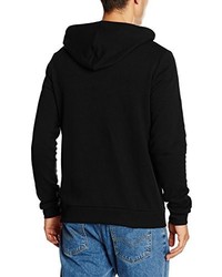 schwarzer Pullover mit einem Kapuze von Wesc