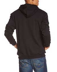 schwarzer Pullover mit einem Kapuze von Wesc