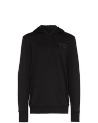 schwarzer Pullover mit einem Kapuze von Y-3